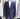 pinstripe navy full canvas suit dgrie 4