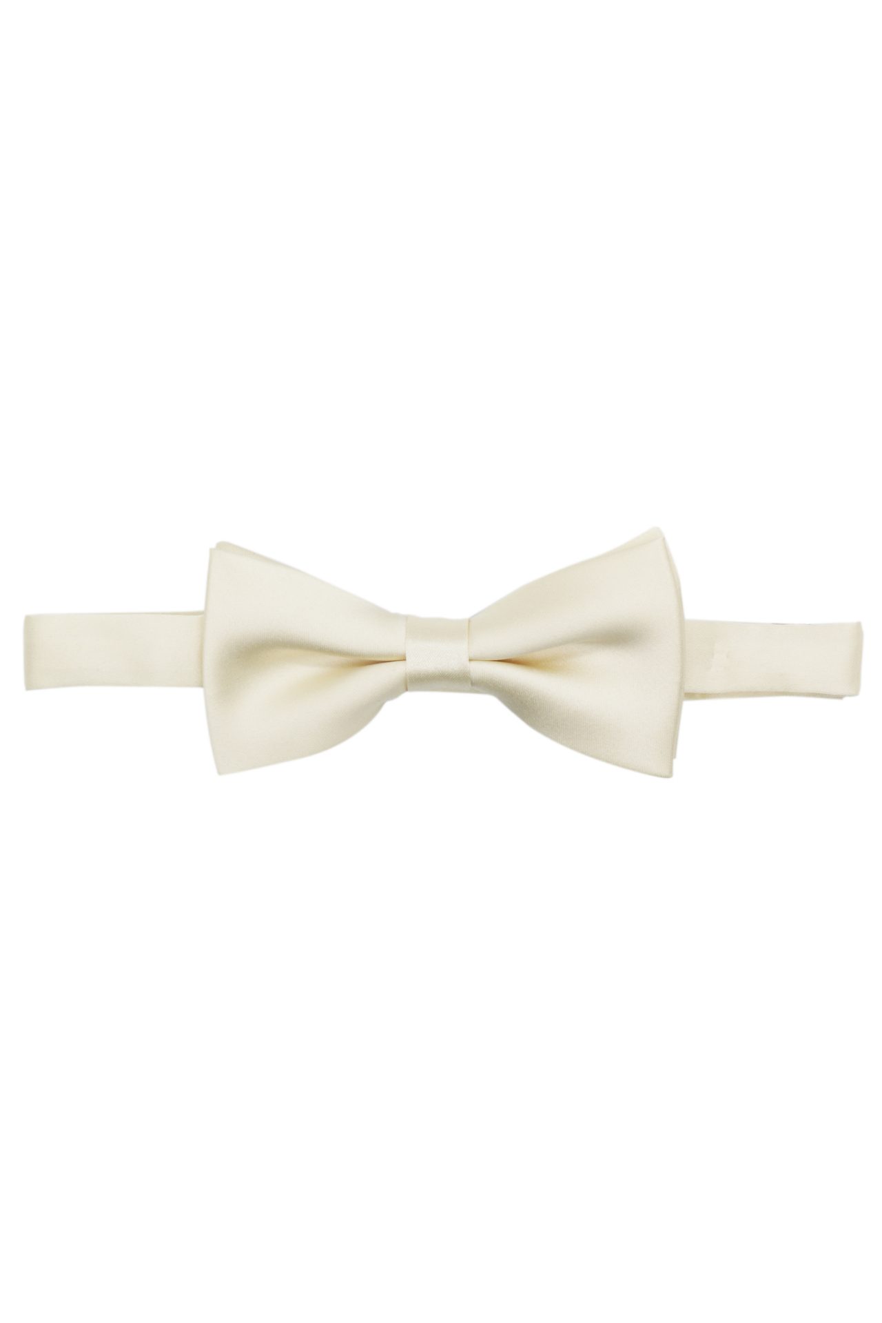 beige satin bowtie dgrie