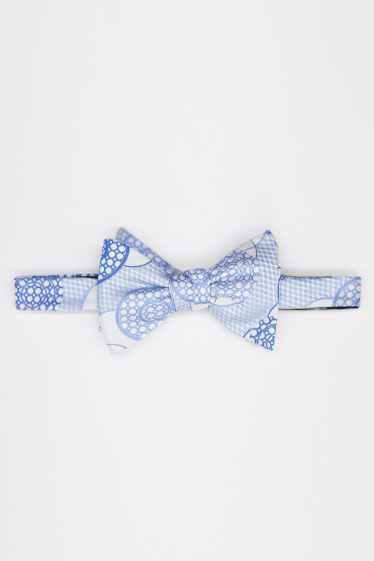 blue mix texture bowtie dgrie