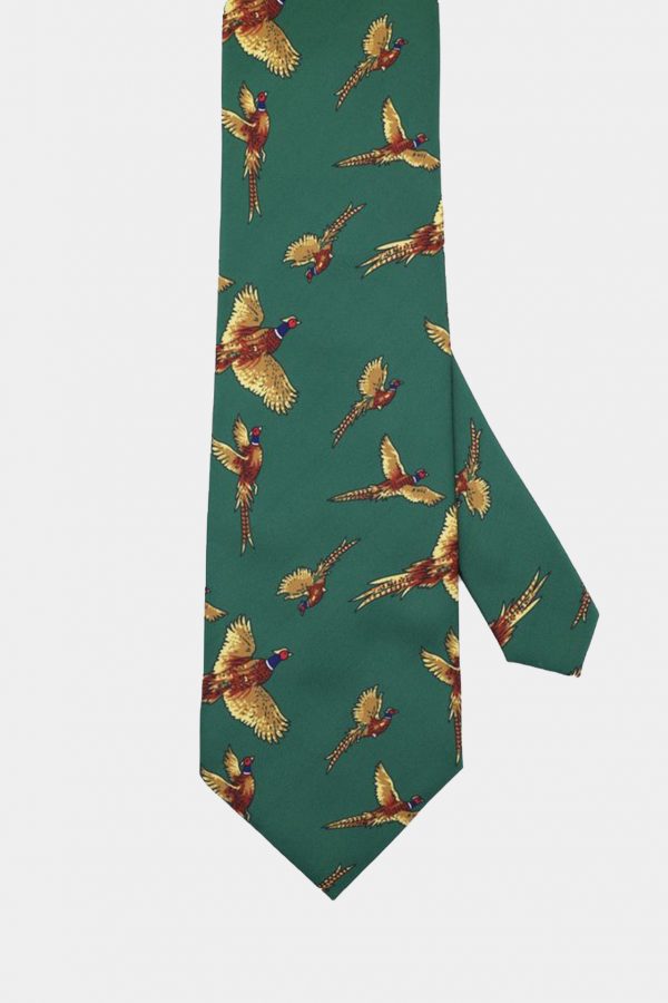 green bird necktie dgrie