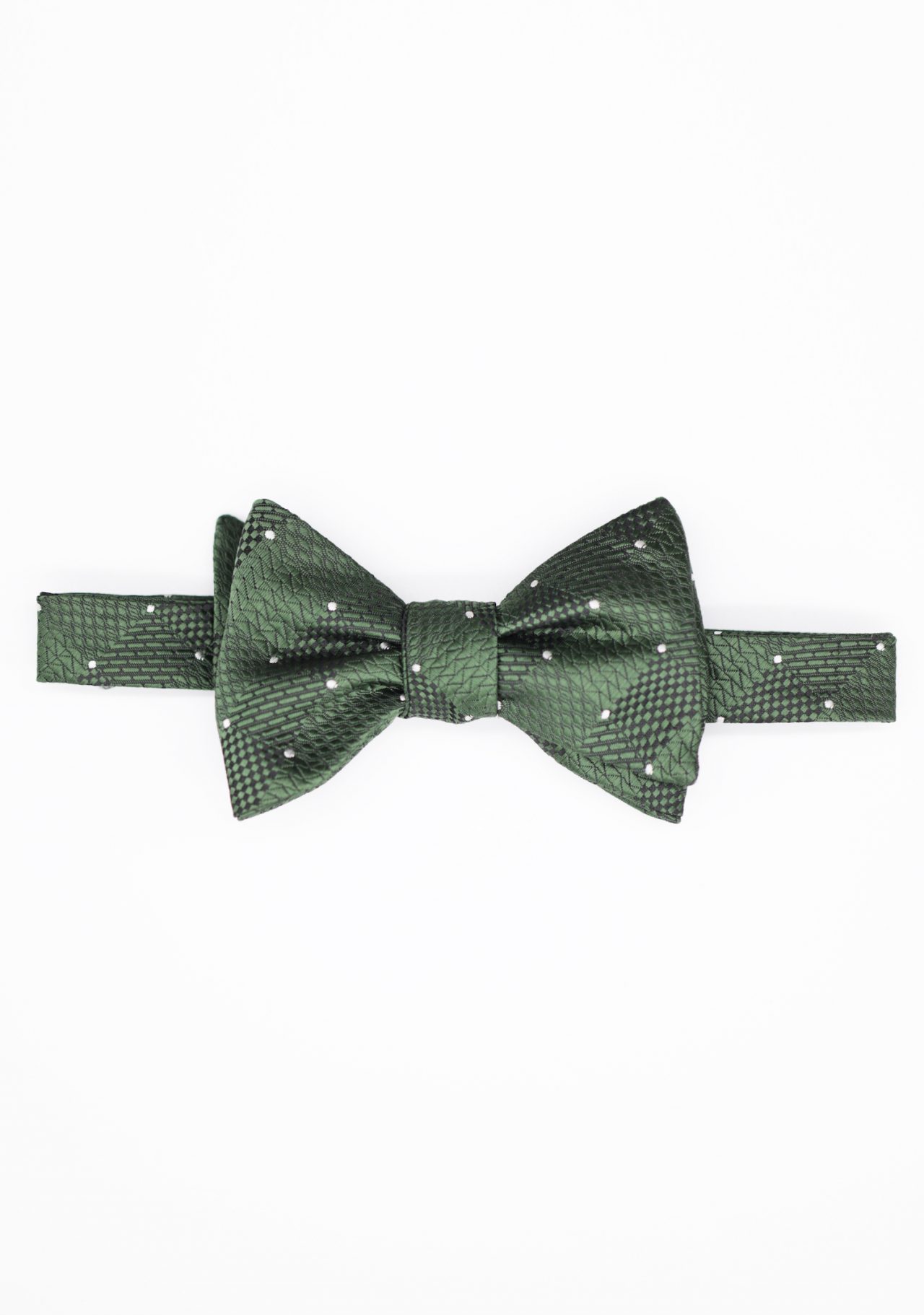 green dot white bowtie dgrie