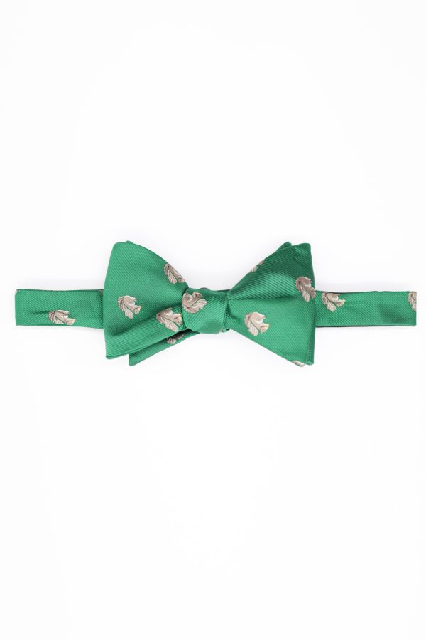 green twill squirrel bowtie dgrie