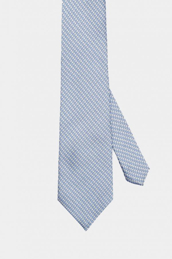 light blue texture necktie dgrie