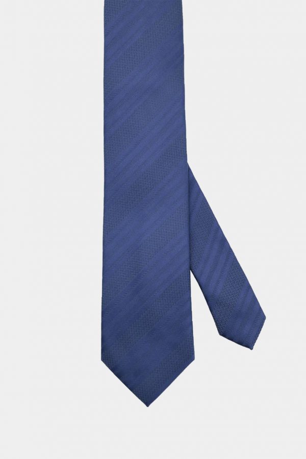 navy blue texture necktie dgrie 1