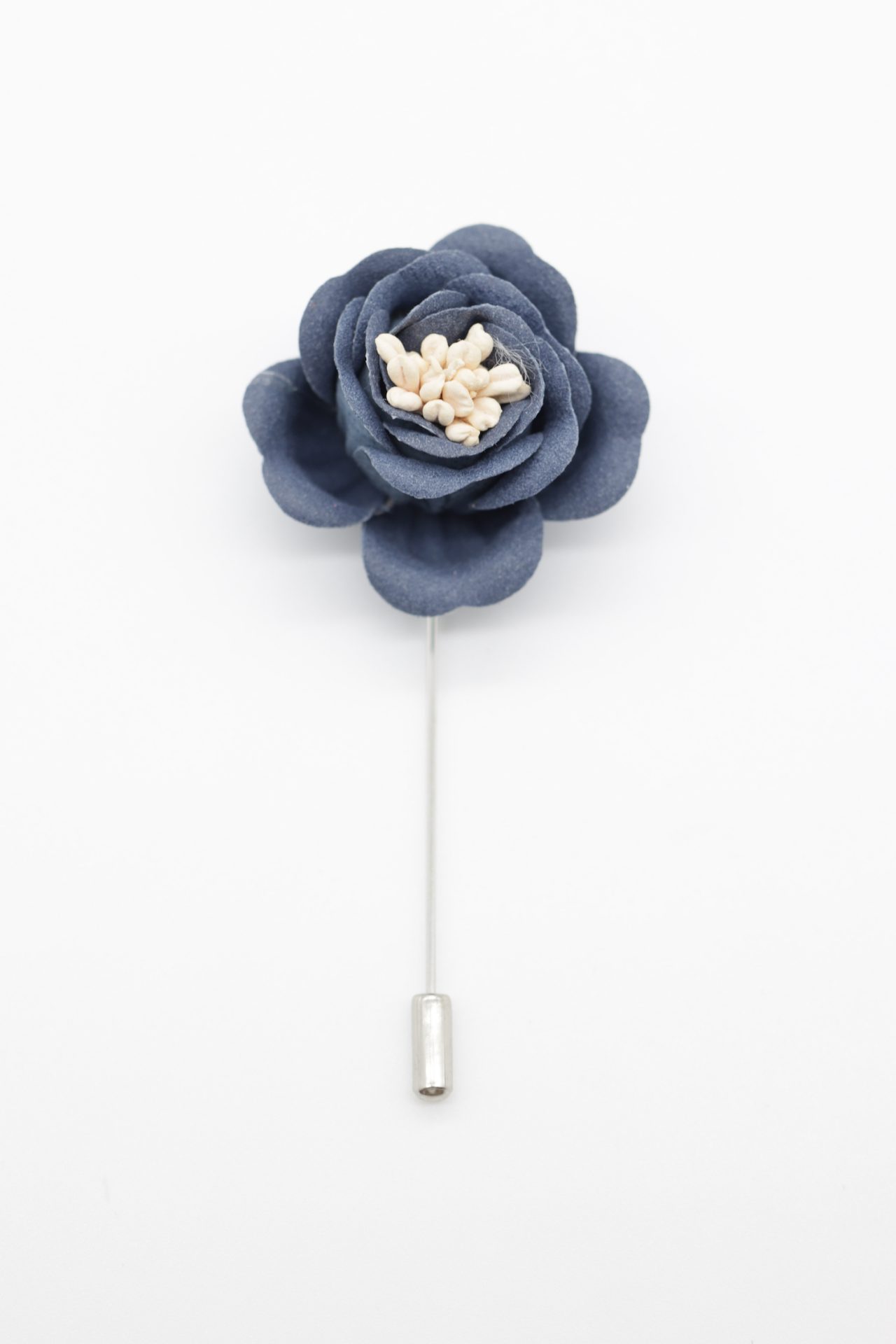 navy flowers lapel pin dgrie