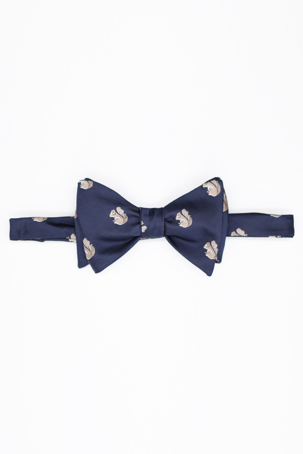 navy twill squirrel bowtie dgrie