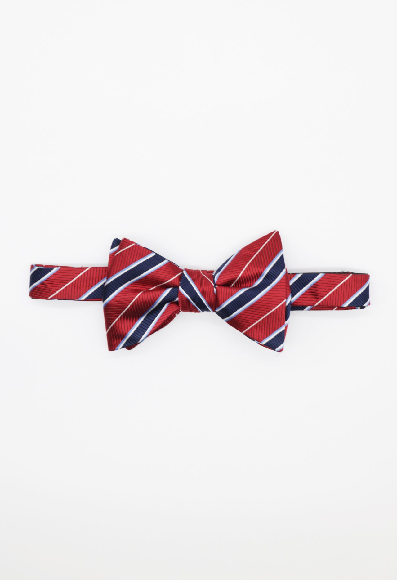 red pin stripe navy and white bowtie dgrie