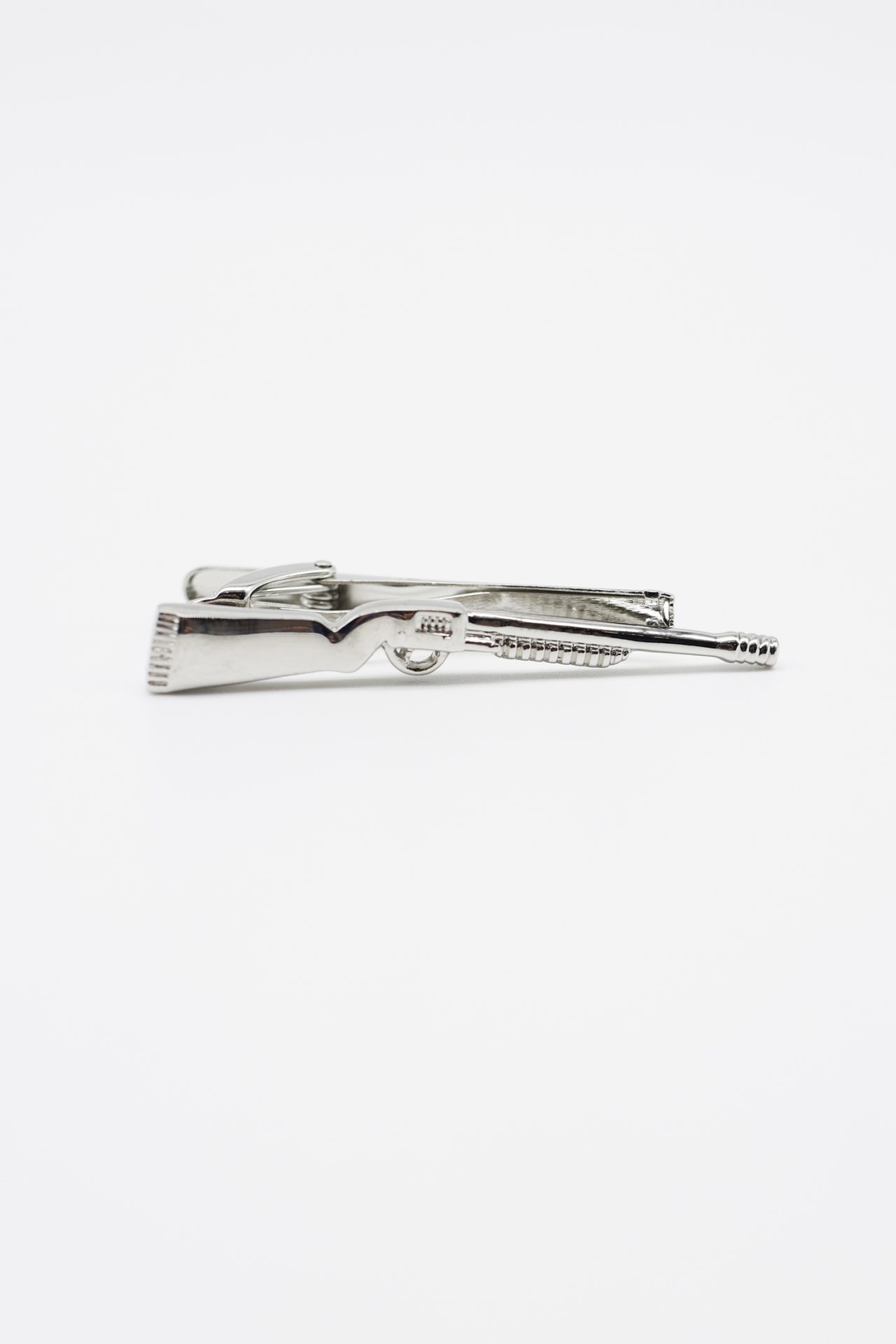 silver gun tie clip dgrie