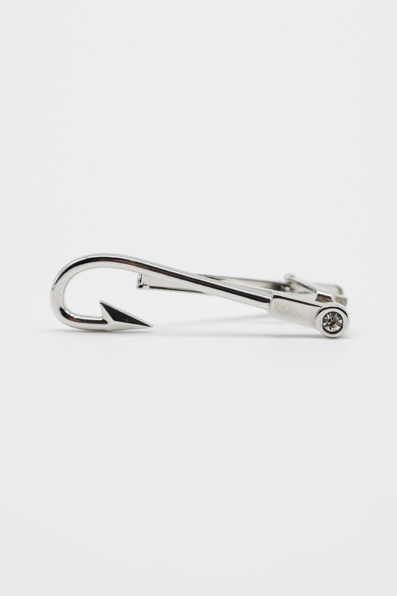 silver hook tie clip dgrie