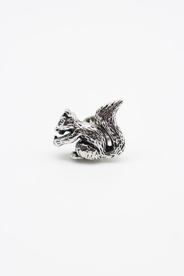 silver squirrel wild brooch dgrie