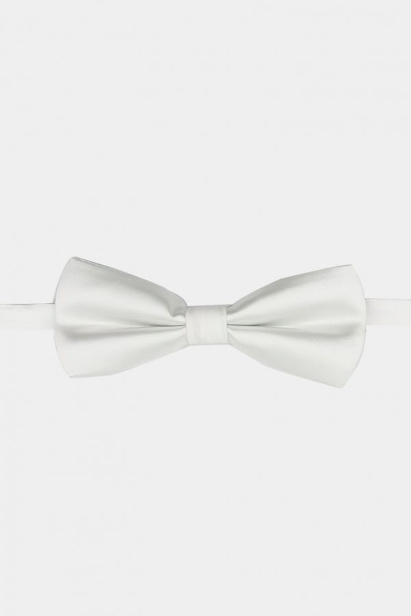 white satin bowtie dgrie 1