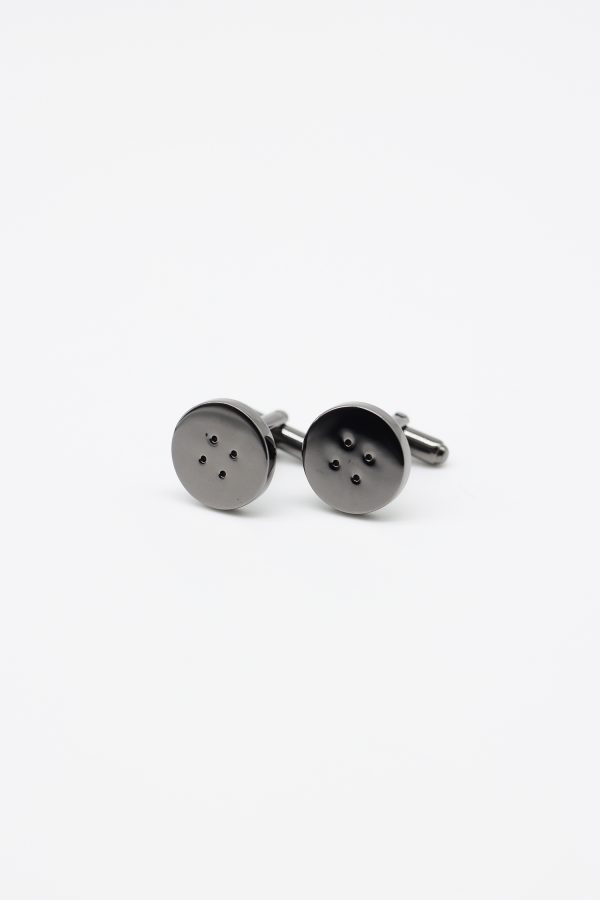 black buttons cufflink dgrie