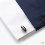 black rugby cufflink dgrie 1