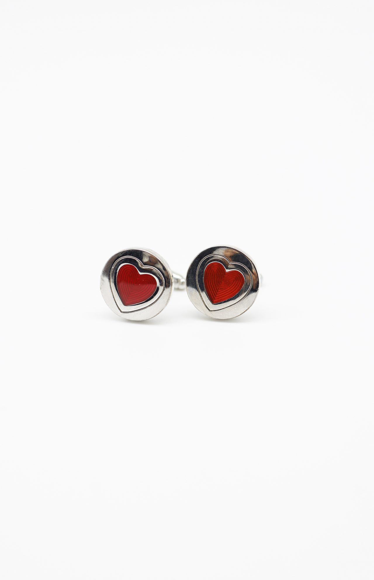 heart in circle cufflink dgrie