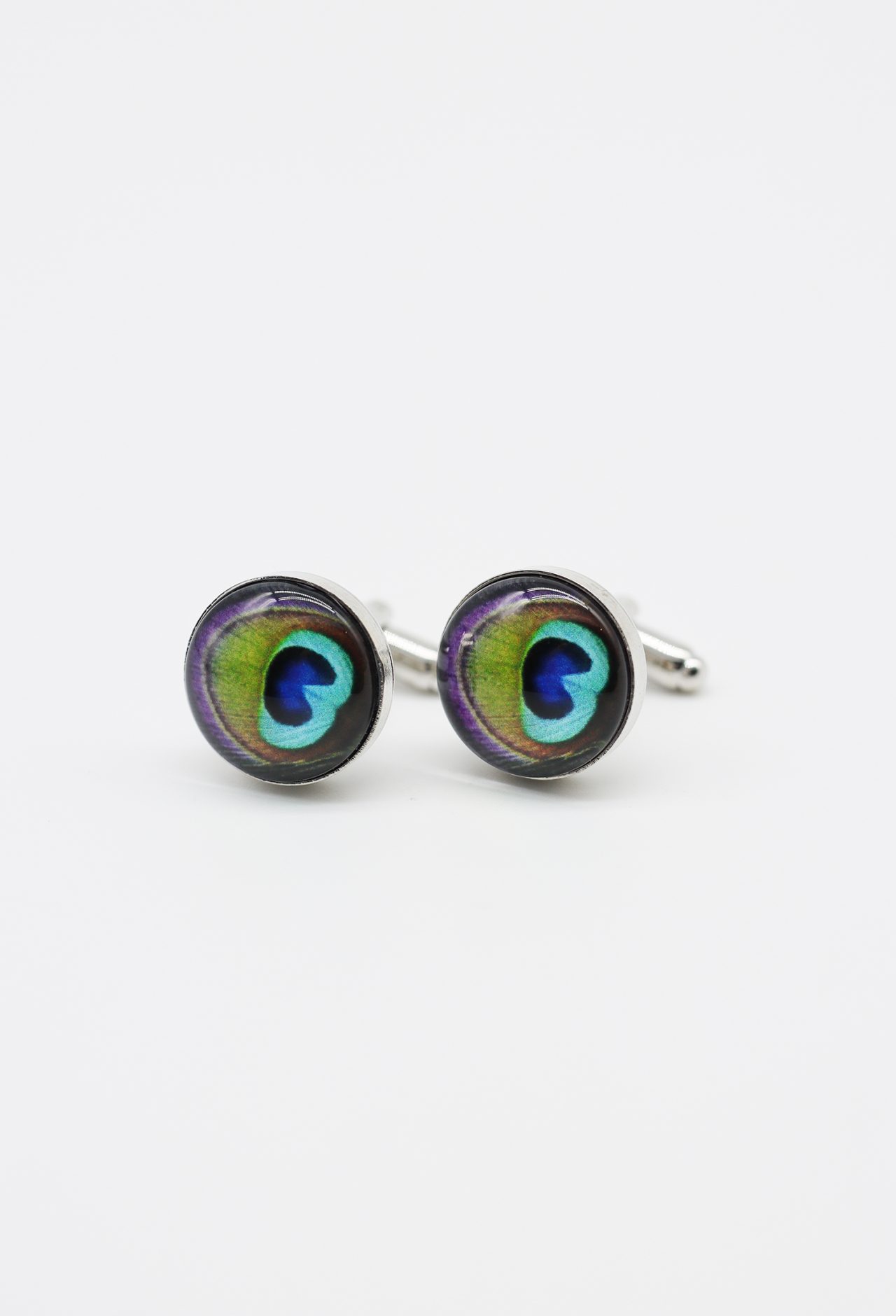 peacock cufflink dgrie