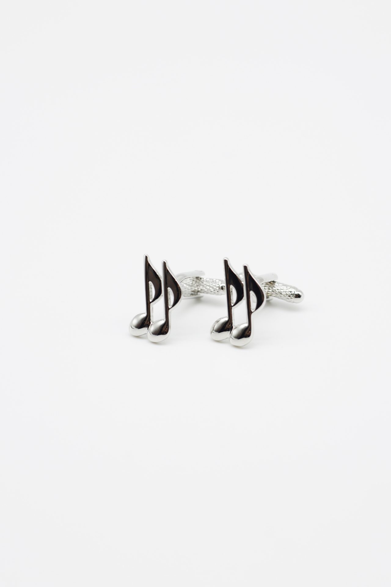 sillver bouble quaver cufflink dgrie