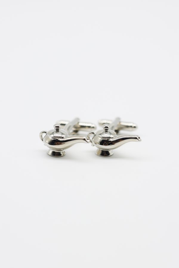 silver lantern cufflink dgrie