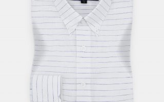 premium white linen striped shirt dgrie 1