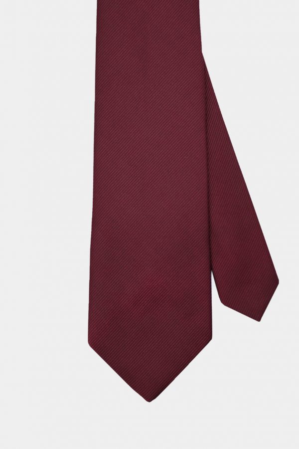 red wine twill necktie dgrie 1