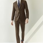 dgrie caesar mocha brown wool 1vent jacket suit dgrie 2