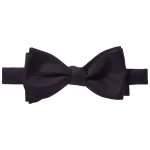 self tie bow tie plain black dgrie