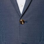 dgrie cerulean blue stripes half lining wool jacket dgrie 3