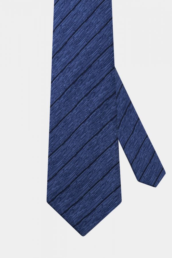 navy blue stripes twills necktie dgrie