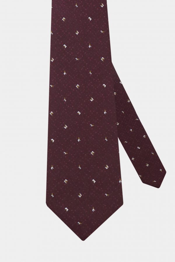 premium merlot red necktie dgrie