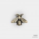 vintage bronze bee brooch dgrie 1