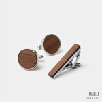 dgrie wooden cufflink amp tie clip box set dgrie 1