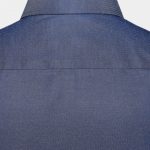 dgrie navy blue cotton linen herringbone shirt dgrie 4