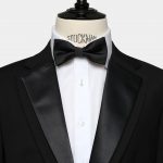 black stripes silk bowtie dgrie 1