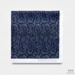 navy blue ampwhite paisley graphics pocket square dgrie