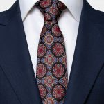 premium geen flower red necktie dgrie 5