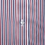 cotton triple tone stripes navy collar nr shirt dgrie 1