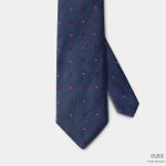 navy flower redampburgundy 3 inch necktie dgrie