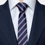 navy stripe redampwhite necktie dgrie 1