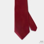 red burgundy satin 2 5 inch necktie dgrie