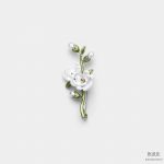 jasmine flower brooch dgrie 1