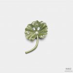 lotus leaf diamond brooch dgrie 1