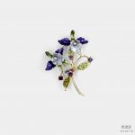 bamboo orchid flower brooch dgrie 1