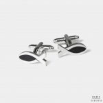 black fish silver cufflink dgrie