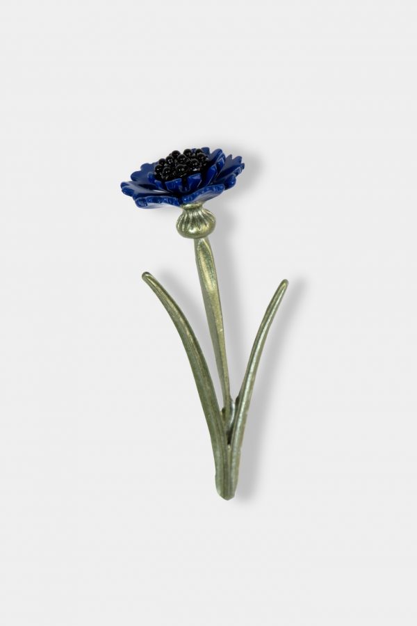 centaurea cyanus flower brooch dgrie