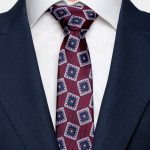 antiqueruby red square 3 inch necktie dgrie