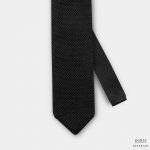 black knit 3 inch necktie dgrie 1