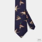 mallard duck indigo blue 3 inch necktie dgrie 1