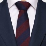 navy red 2 5cm strip rn 3 inch necktie dgrie