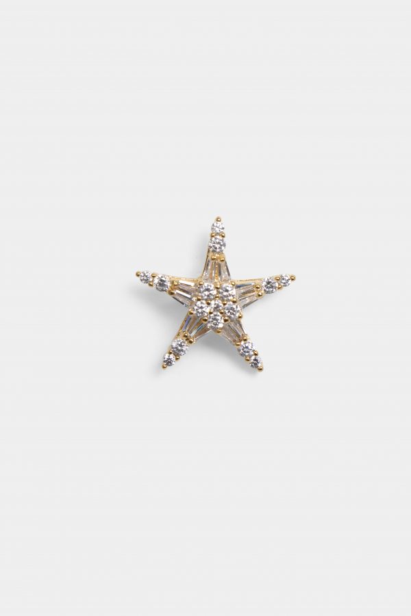 golden stars sparkle brooch dgrie