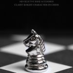 horse chess brooch dgrie