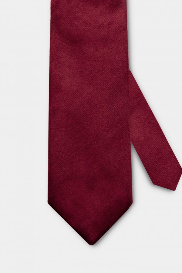 red velvet 2 5 inch necktie dgrie 1